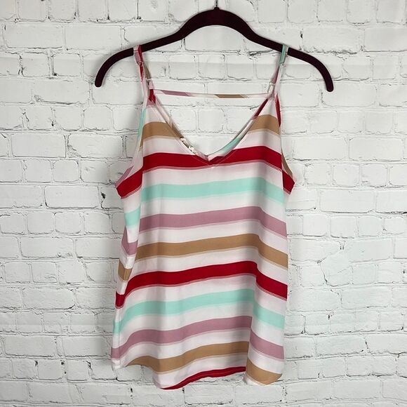 Maurice’s Spaghetti Strap Striped Tank Size XS - Picture 1 of 6